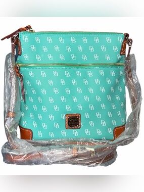NWT Dooney & Bourke Teal Gretta Crossbody